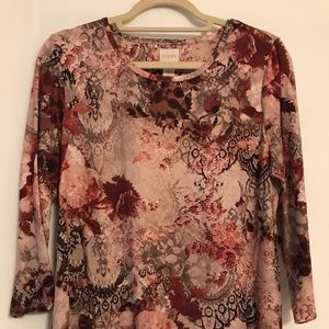 Chico's Fall Floral Blouse